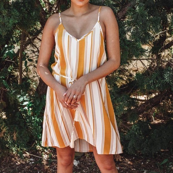 Perfect Pick Dress - Mustard - Picture 2 of 6